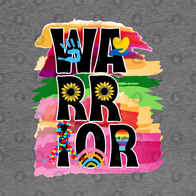 The warrior autism awareness by TaansCreation 